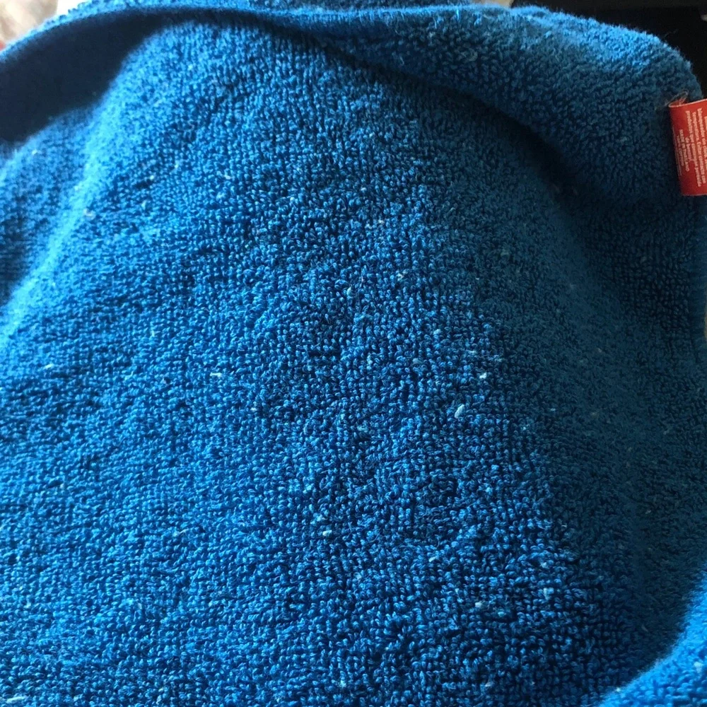Blue Plush wash cloth